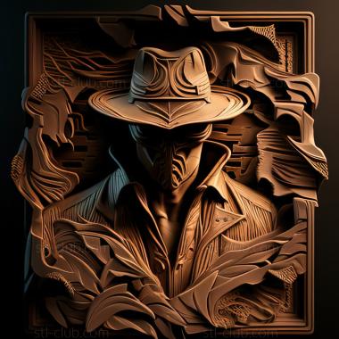 3D model  Rorschach FROM GuardiansWatchmen (STL)